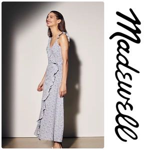 Madewell Ruffled faux Wrap Maxi Dress
